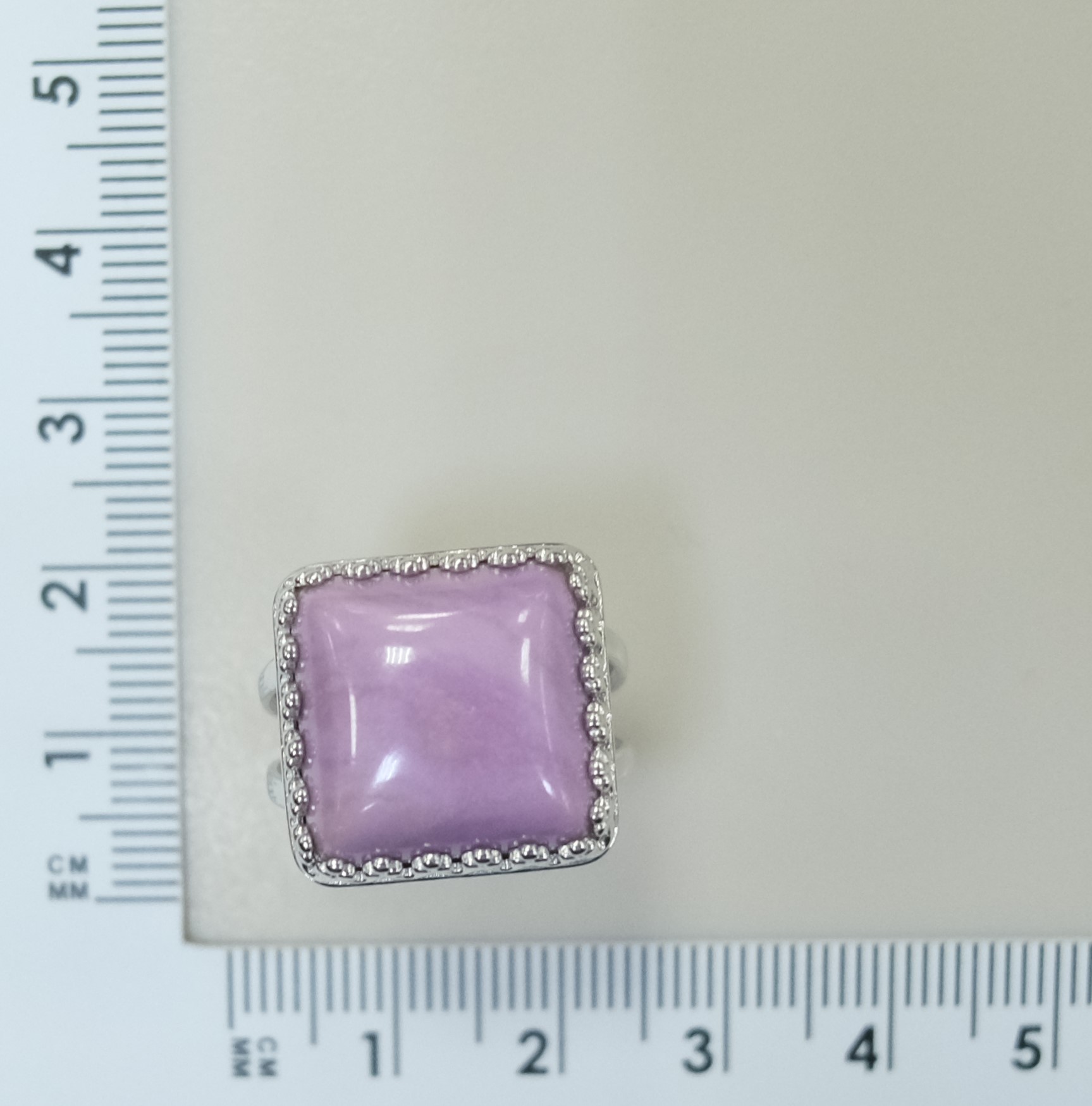 Серебряное кольцо с фосфосидеритом